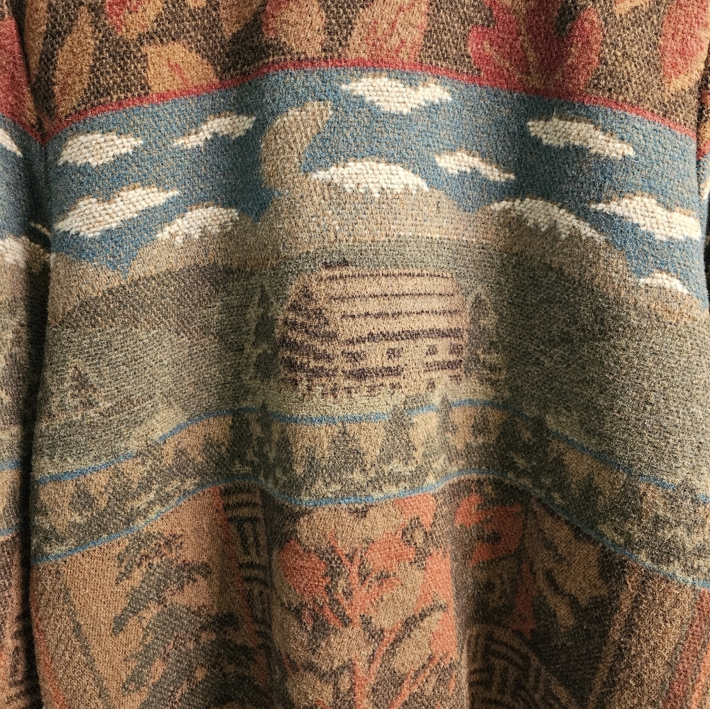 Sonoma Wool Button-Up Jacket with Fall Farm Mount… - image 5